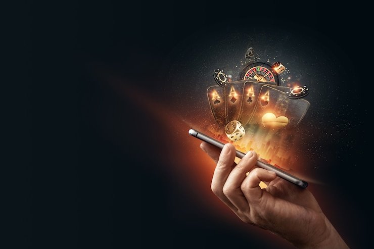 Pengguna menikmati permainan sports dan kasino di perangkat mobile dengan pengalaman mulus